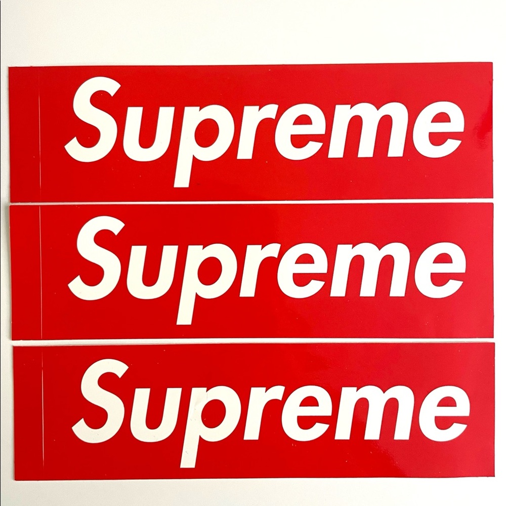 Supreme Box Logo Stickers